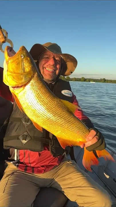 Dourado pescado no Pantanal
